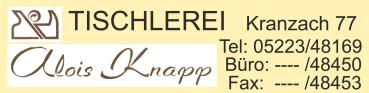 Logo Tischlerei Knapp